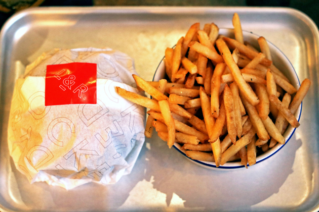 locke and remedy burger and chips