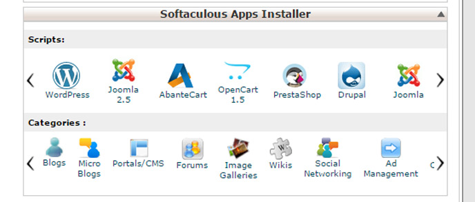 cPanel-X softaculous location