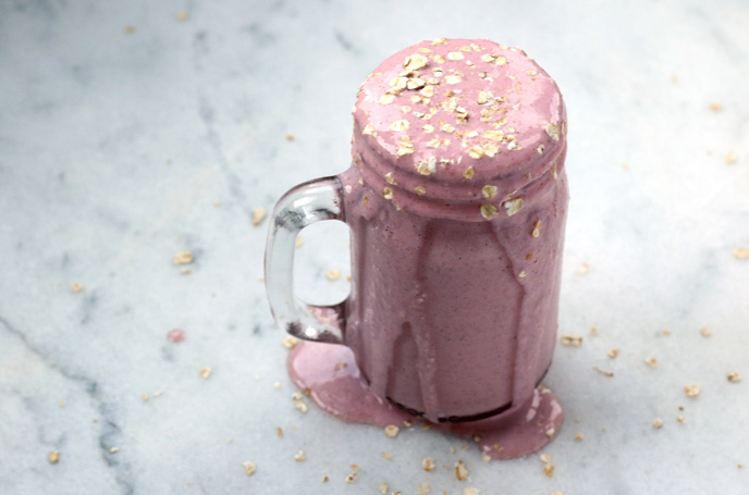 strawberries and cream smoothie