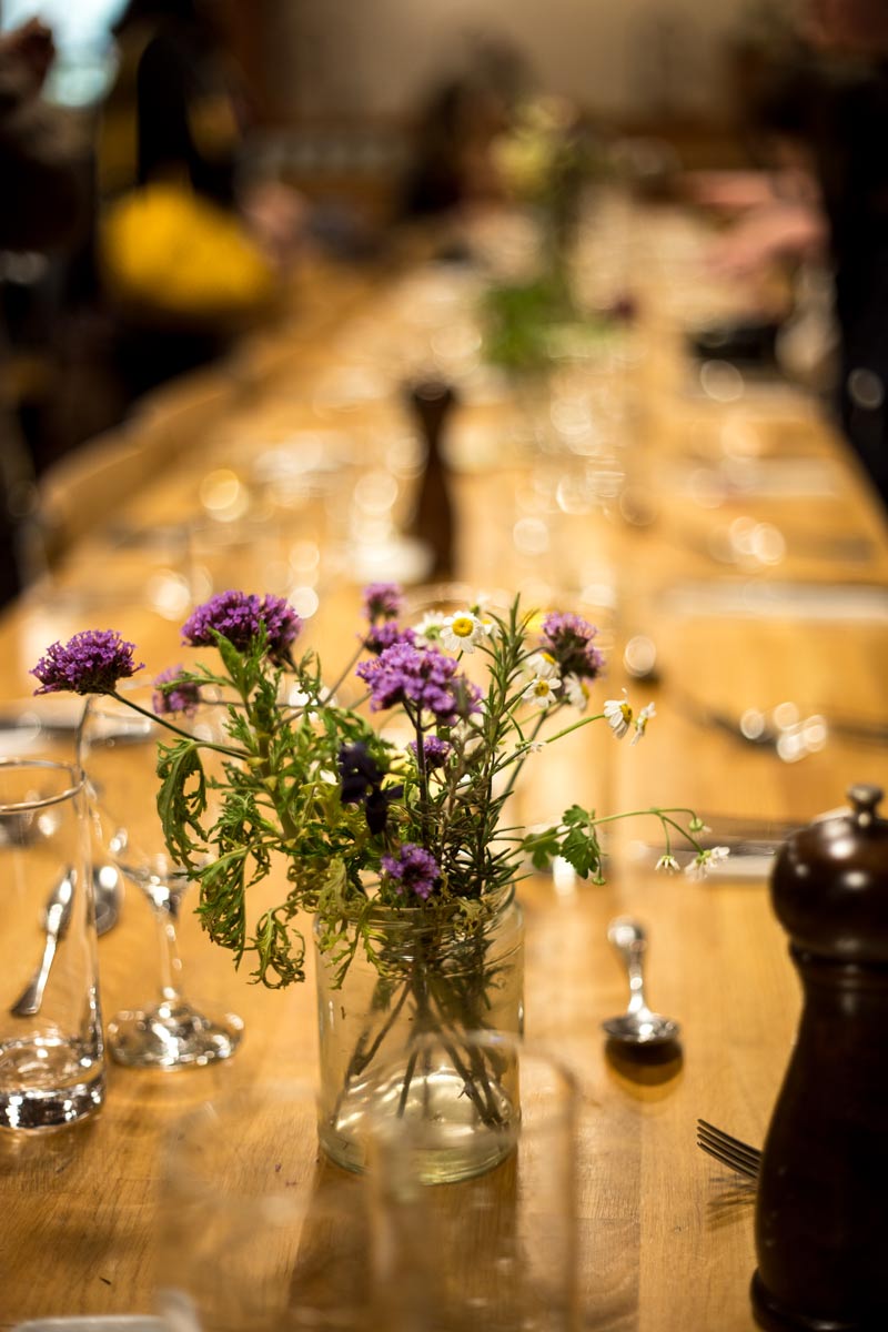 laid table river cottage